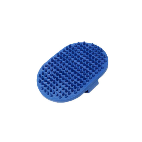 Generic Home Brosse-peigne de toilettage gantée pour chien/chat, bleu 13,5x9 cm