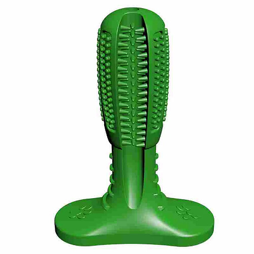 Generic Home Brosse à mâcher en caoutchouc naturel pour soins dentaires chien
