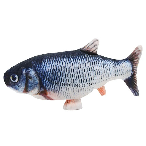 Generic Home Jouet poisson électrique simulation 30 cm – carpe d’herbe