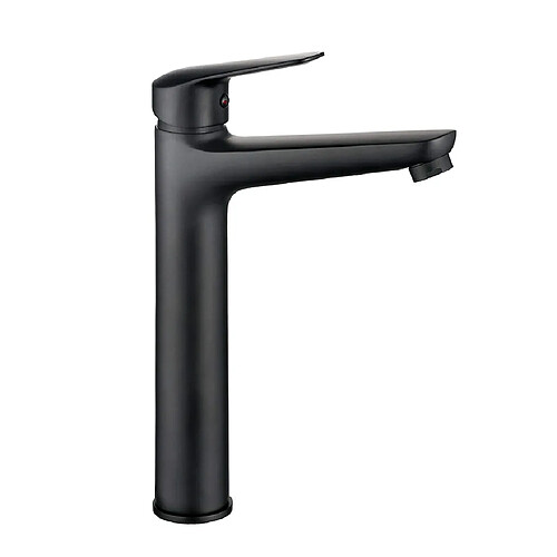 Kiamami Valentina Mitigeur haut pour lavabo noir mat | Bormio