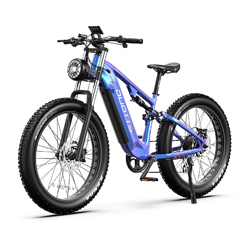 Duotts E26 Vélo électrique - 750W 48V20AH 26*4.0 - Bleu Violet