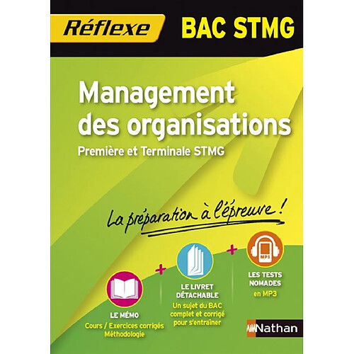 Management des organisations, bac STMG, première et terminale STMG · Occasion