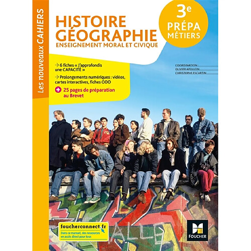 Histoire géographie, enseignement moral et civique, 3e prépa métiers