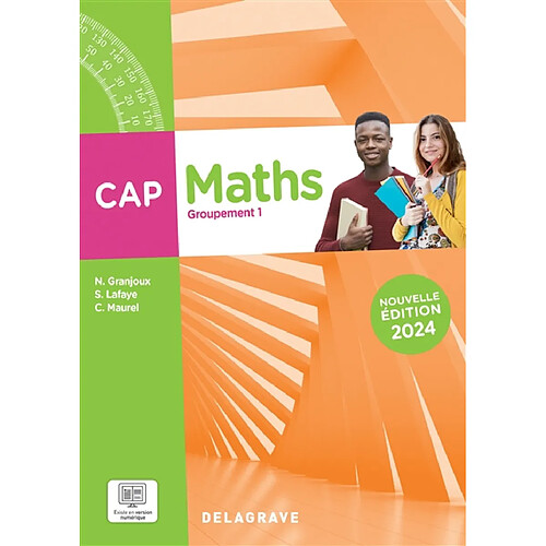 Maths CAP : groupement 1 : 2024