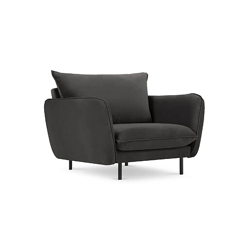 Cosmopolitan design Fauteuil Vienna - Gris foncé