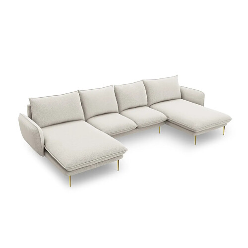 Cosmopolitan design Canapé panoramique Vienna - Beige clair