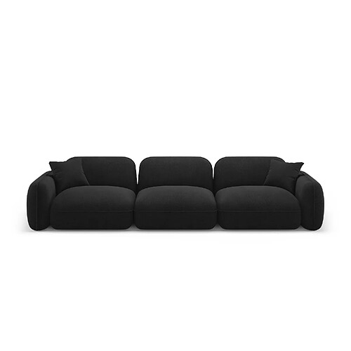 Cxl by christian lacroix Canapé droit velours 4 places - Anthracite