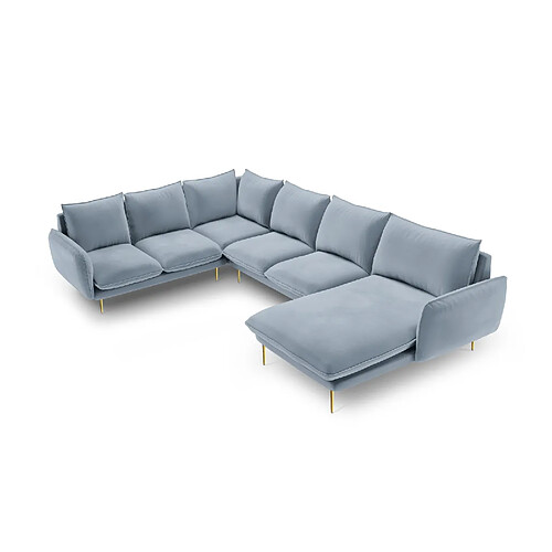 Cosmopolitan design Canapé panoramique Vienna - Bleu clair