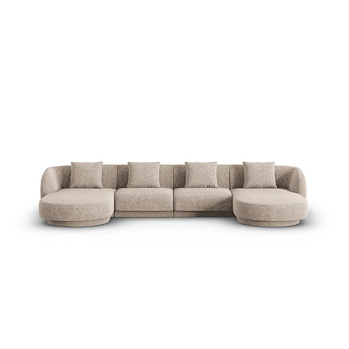Cosmopolitan design Canapé panoramique Tulum - Beige