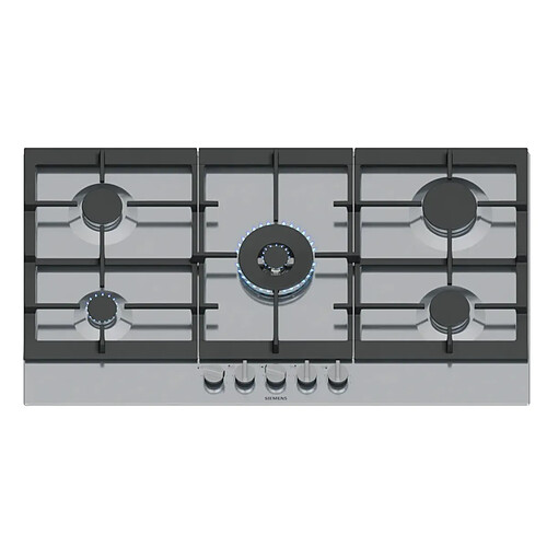 Table de cuisson gaz 90cm 5 feux 12500w - EC9A5RI90 - Iq500 - SIEMENS