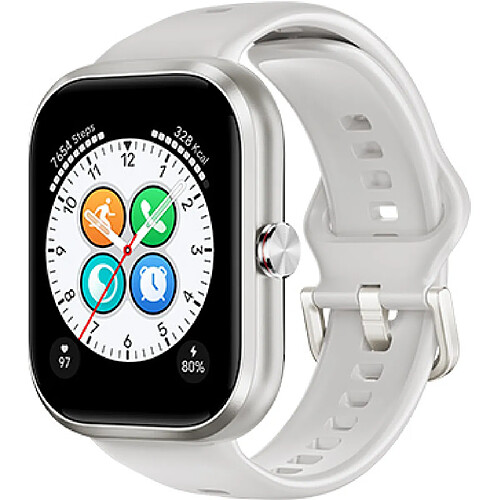Honor Choice Watch 4,95 cm (1.95") AMOLED Numérique 410 x 502 pixels Écran tactile Blanc GPS (satellite)