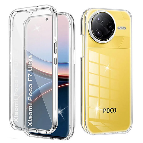 Coque Silicone Fine + Verre Trempé Pour Xiaomi Poco F7 Ultra 5G - Ensemble De Protection Neuf