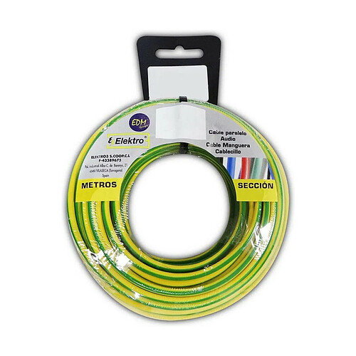 Edm Câble électrique flexible 2 conducteurs - 5 m