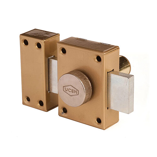 Ucem Serrure de sécurité 1 point - Doré