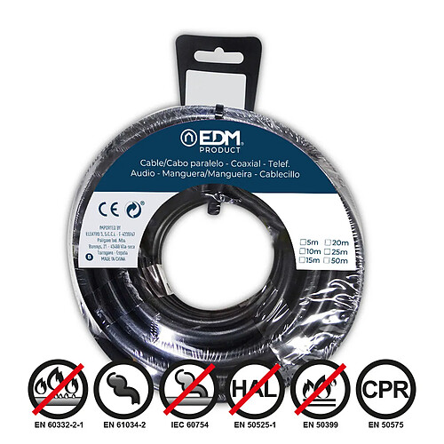 Edm câble interface parallèle informatique - 50 m