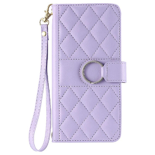 Flip Étui Pour OnePlus Nord N30 SE 5G Sangle de poignet Titulaire de fentes pour cartes Cuir PU Magnétique Protecteur GANGXUN Violet