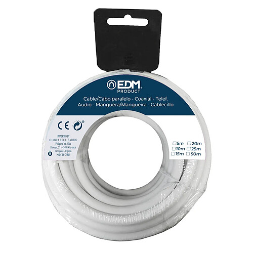 Edm Câble électrique multipaire - 25 m