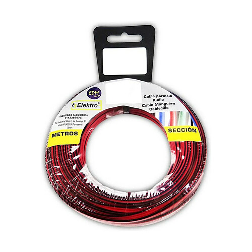 Edm Câble audio parallèle 2x1,5 mm - 5 m