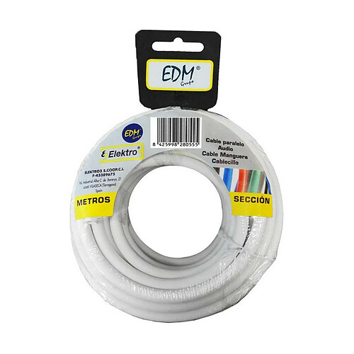 Edm câble électrique tubulaire 2x1 mm²
