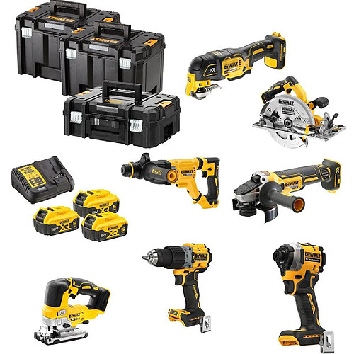 Dewalt DCK706P3T-QW - Kit 7 outils XR 18V