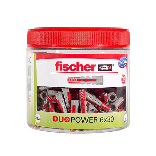 Fischer chevilles nylon Duopower - boîte de 200