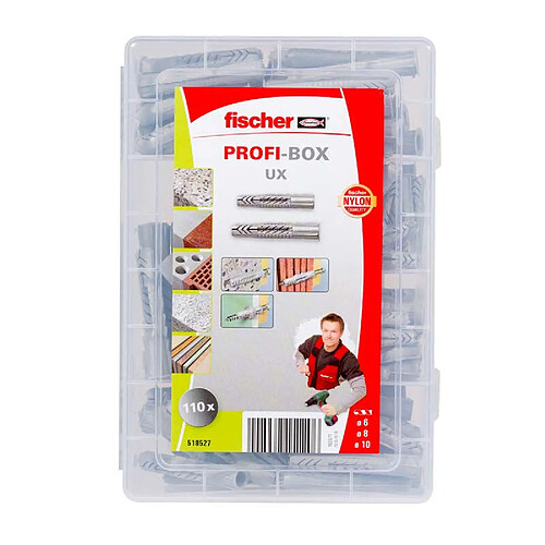 Fischer Chevilles nylon universelles - boîte de 110