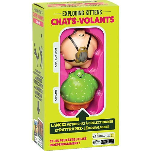 Exploding kittens Chats-Volants duo pack jeu d’ambiance