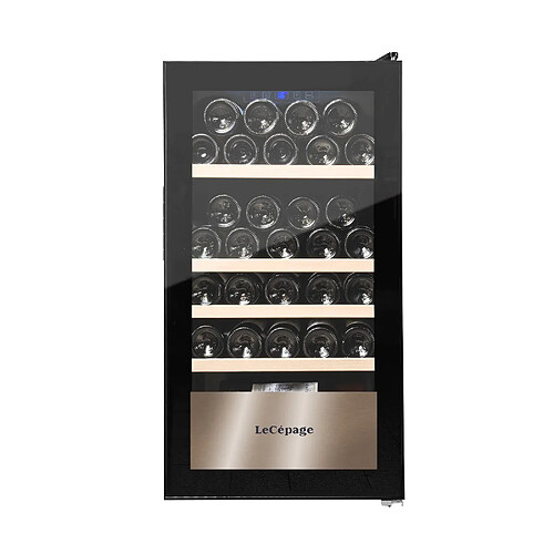 Lecépage AGK33PV Cave à vin convertible armoire à boisson mono-zone 33 bouteilles