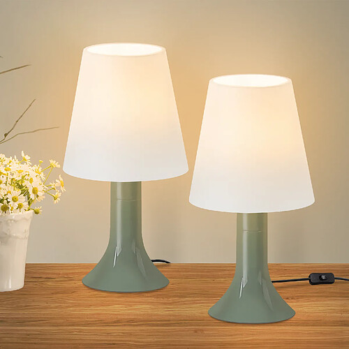 Nettlife Lampe de chevet et de table - Vert