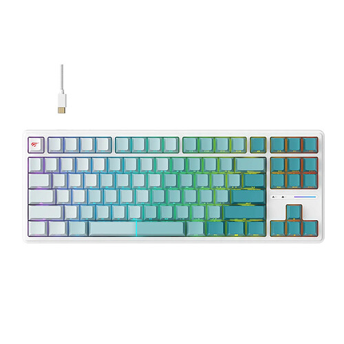 Havit Clavier mécanique gaming - Blanc