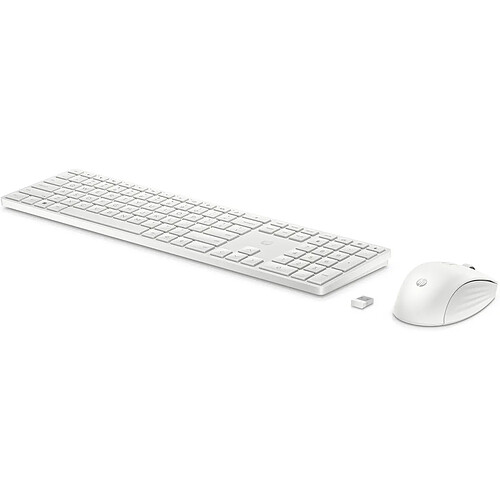 clavier et souris HP 860P8AA Blanc Qwerty US