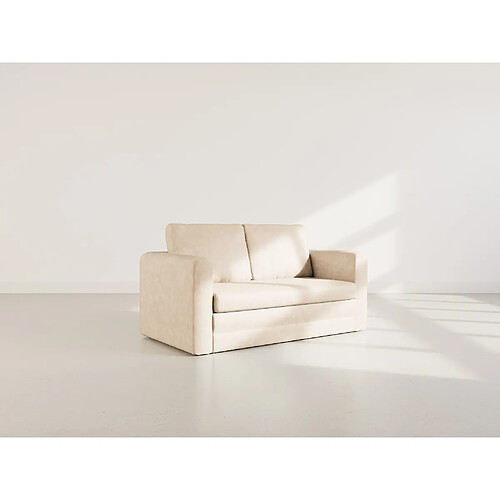 Bestmobilier Marilia - canapé 2 places convertible déplimousse en simili