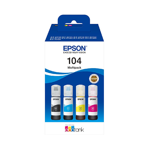 Epson Encre 104 EcoTank imprimante - Noir et couleurs