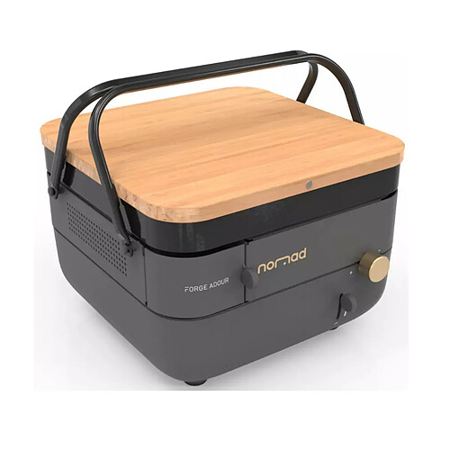 Plancha gaz plaque fonte émailée 30x30 cm - NOMAD - FORGE ADOUR