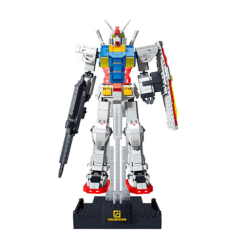 Avizar Jeu de construction Ancestor Robot XXL - Blanc phosphorescent