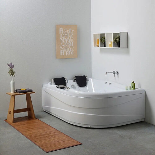 Kiamami Valentina Baignoire balnéo double acrylique sx | Aida