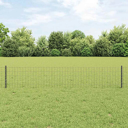 vidaXL Clôture en fil soudé 10 x 0,4 m (l x h) Acier recouvert de PVC