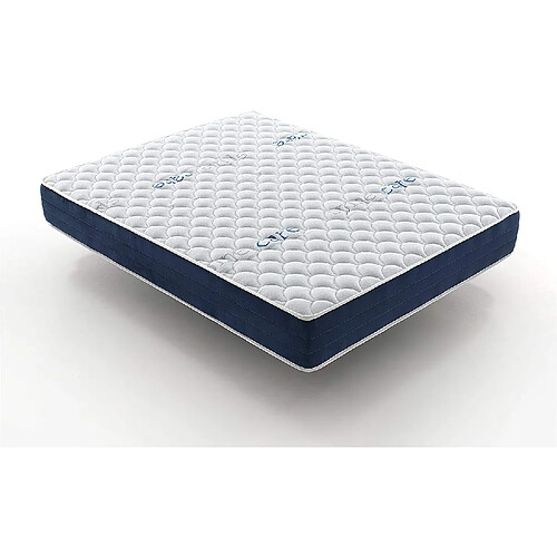 Simpur Matelas 150x200 real confort - mousse à confort multizone visco soft épaisseur 25 cm - double face été-hiver