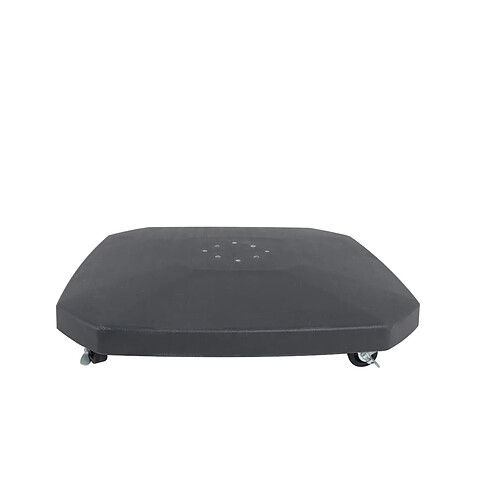 JARDIéco Base béton 90 kg avec roues pour parasols déportés - Jardideco