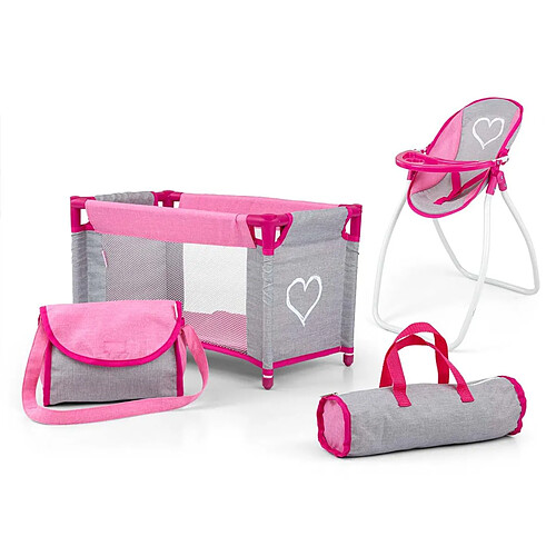 Milly mally robe pour poupée Elsa - Rose