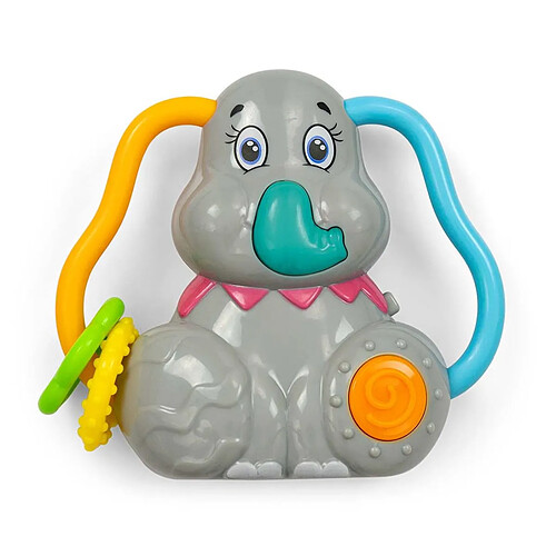 Milly mally Hochet musical éléphant - Jaune