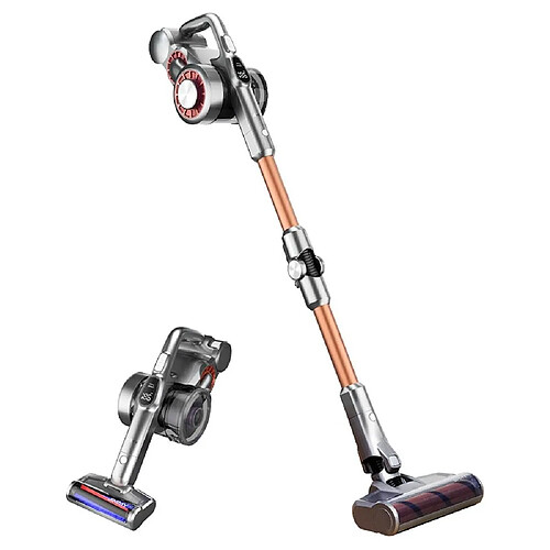 Aspirateur à main sans fil JIMMY H9 Pro, aspiration 24 000 Pa, puissance d'aspiration 200 AW, autonomie 80 minutes, écran LED