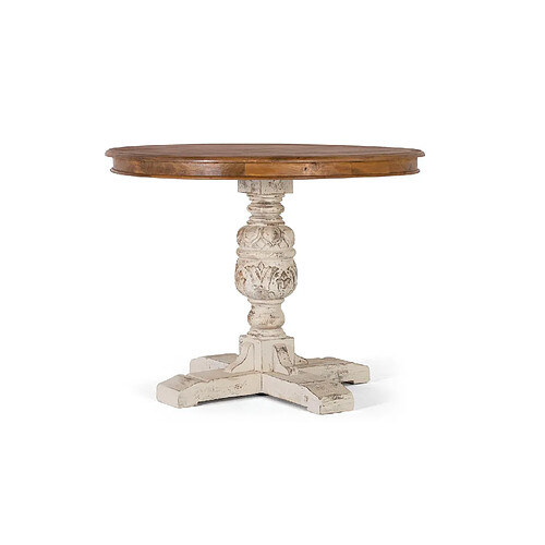 Giner y colomer Table à manger ronde - Beige