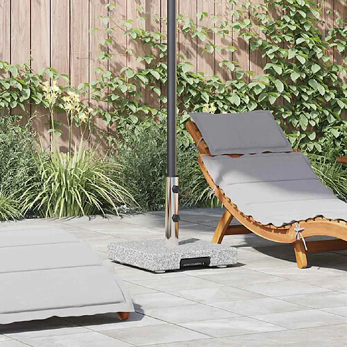 vidaXL Pied de parasol Gris 41 x 41 x 37 cm Granite