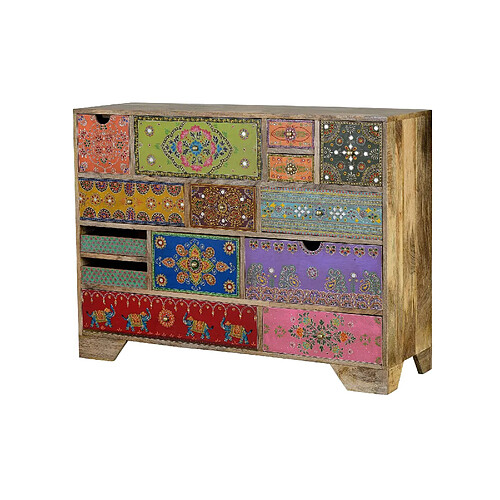 Giner y colomer Commode bois de manguier - Multicolore