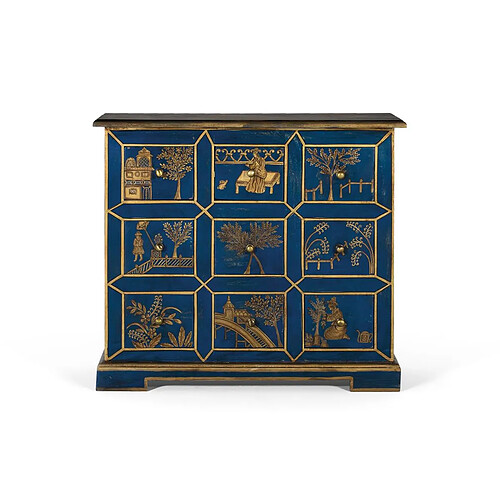 Giner y colomer Commode 9 tiroirs - Bleu