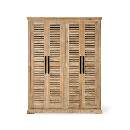 Giner y colomer Armoire bois de manguier - Beige