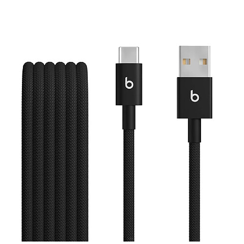 Beats Electronics Câble Beats USB A vers USB C 1.5 m Noir pour iPhone