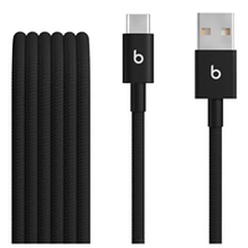 Beats by Dr. Dre Câble USB A 2.0 vers USB-C Apple MDGH4ZM/A Noir (2 Unités)