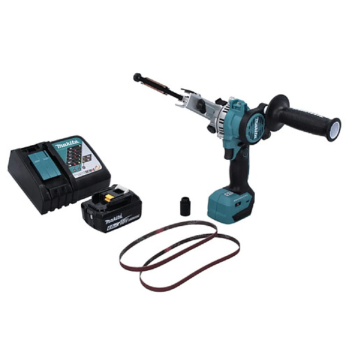 Makita DBS 180 RG1 Lime à bande sans fil 18 V 9 x 533 mm Brushless + 1x batterie 6,0 Ah + chargeur